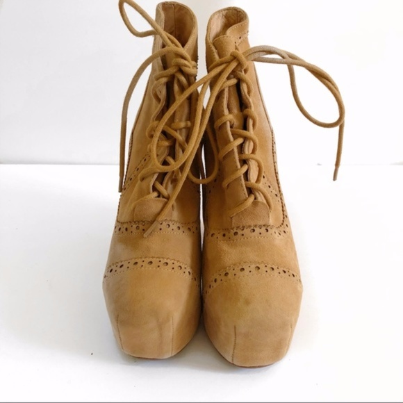 JEFFREY CAMPBELL Havana Last Camel Lita Booties - Picture 2 of 5